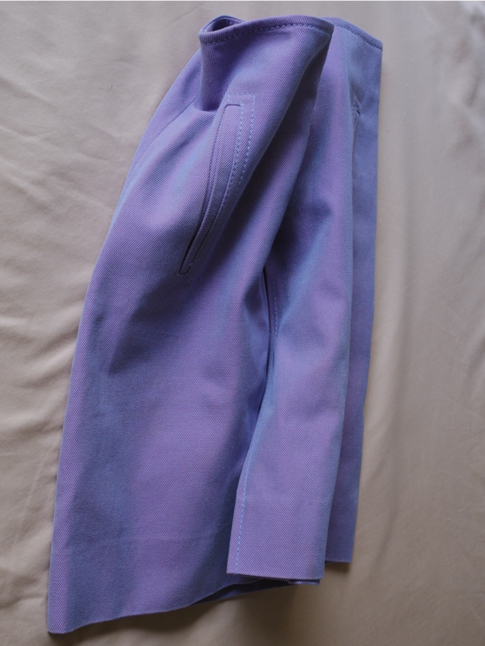 Acne Studios Karola Light Reactive Purple Cotton Twill Mini Skirt Size 32 - Picture 6 of 11